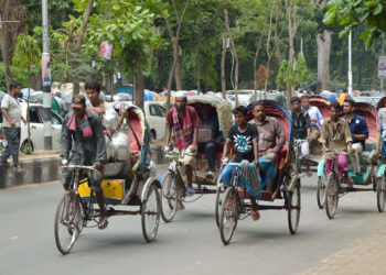 ঢাকায় গরমে রিকশা চালানোর সময় চালকের মৃত্যু