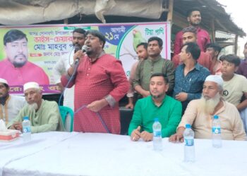 সোনারগাঁয়ে মাহবুব পারভেজের উঠান বৈঠক জনসভায় পরিনত