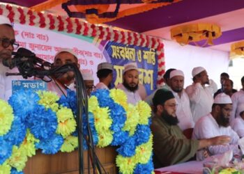 মুসলিমনগরে কারা নির্যাতিত আলেম ওলামাদের সংবর্ধনা ও শান্তি সমাবেশে