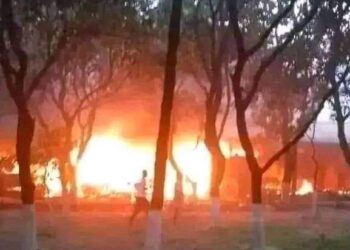 দেওয়ানবাগ মাজার জনতার ভাঙচুর ও অগ্নিসংযোগ