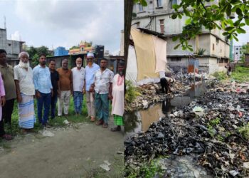 ফতুল্লা ইউপির ৬নং ওয়ার্ডে তাতীদলের সভাপতি উজ্জলের নেতৃত্বে খাল পরিস্কার কার্যক্রম শুরু