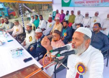 লগি-বৈঠা বাহিনীর খুনিদের ফাঁসির দাবীতে ফতুল্লায় জামায়াত ইসলামীর সমাবেশ