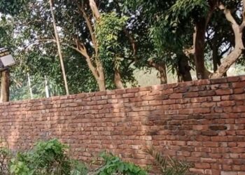 আড়াইহাজারে বাউন্ডারি দিয়ে অন্যের জমি দখলের অভিযোগ