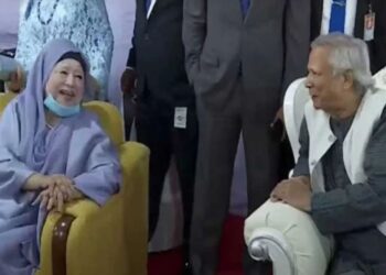 সেনাকুঞ্জে খালেদা জিয়াকে আনতে পেরে আমরা গর্বিত: প্রধান উপদেষ্টা