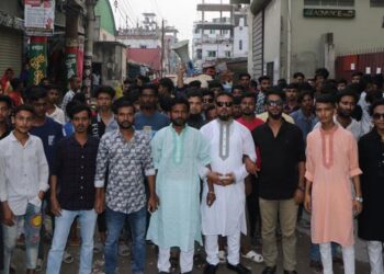 ফতুল্লায় বিএনপির তৃনমুল পর্যায়ের নেতাকর্মীদের বিক্ষোভ কর্মসুচী পালন