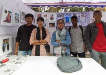 “তোলারাম কলেজ “শহীদ মানিক-রহমান-পান্থ-নাঈম স্মৃতি সংসদ” এর প্রদর্শনী”