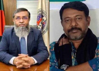 আওয়ামী দোসর হাতেম উপস্থিত থাকায় ক্রেস্ট গ্রহন করেননি সাংবাদিক সীমান্ত প্রধান