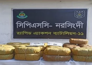 আড়াইহাজারে ৬৮ কেজি গাঁজাসহ সাগর আটক