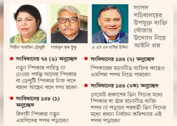 কে শপথ পড়াবেন নতুন সংসদ সদস্যদের