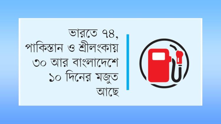 এশিয়ার মধ্যে বাংলাদেশে তেলের মজুত সর্বনিম্ন
