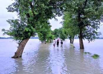 ইসলামপুরে বানে ভাসছে লাখো মানুষ