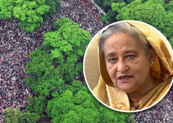 এক দাবির তৃতীয় দিনের মাথায় দেশ ছাড়লেন শেখ হাসিনা