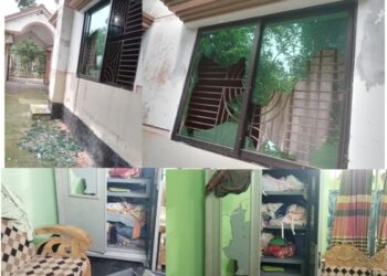 সোনারগাঁয়ে দুই চেয়ারম্যানের বাড়িসহ হামলা ভাংচুর নগদ টাকা, গরু ও মালামাল লুট
