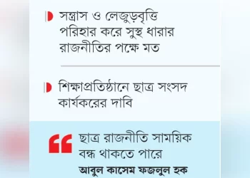 ক্যাম্পাসে রাজনীতি বন্ধের বিপক্ষে ছাত্র সংগঠনগুলো