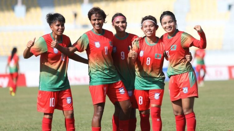 তহুরার হ্যাটট্রিক-সাবিনার জোড়া গোল উৎসব করে ফাইনালে বাংলাদেশ