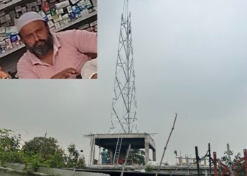 সোনারগাঁয়ে অনুমোদন বিহীন ভবনে মোবাইল টাওয়ার নির্মাণ 