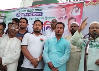 শেরপুরের শ্রীবরদীতে জাতীয় বিপ্লব ও সংহতি দিবস উপলক্ষে বিএনপির র‌্যালী ও আলোচনা সভা