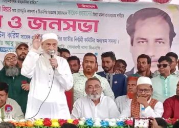 সোনারগাঁয়ে বিএনপির একটা গ্রুপ মিথ্যা মামলা দিয়ে হয়রানী ও লুটপাট করছে -রেজাউল করিম