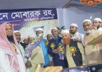 ইসদাইরে হাফেজ ছাত্রদের দস্তারবন্দী ইসলাহী মাহফিল অনুষ্ঠিত