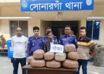 সোনারগাঁয়ে গাঁজাসহ মাদক কারবারি আটক, পিকআপ জব্দ