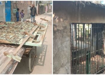 পাগলার নন্দলালপুরে আমানউল্লাহ গং কর্তৃক তোফাজ্জল হোসেনের জমি দখলের অপচেষ্টা! 
