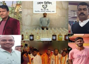 টানবাজারে ডিএনসির হানায় আটক গোবিন্দ অধরা মুল হোতারা!!