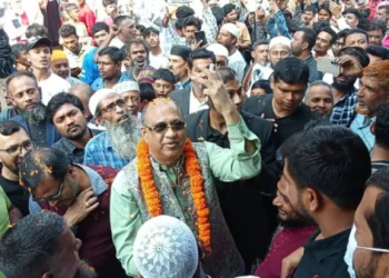 স্বতন্ত্র প্রার্থী শাহ আলমের গণসংযোগ