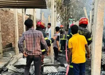সোনারগাঁয়ে অগ্নিকাণ্ডে পুড়লো ১৮টি ঘর