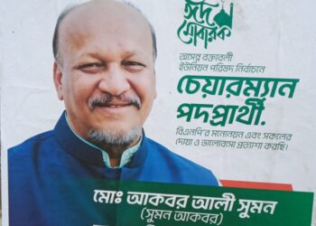 বক্তাবলী ইউনিয়ন পরিষদের চেয়ারম্যান প্রার্থী সুমন আকবর