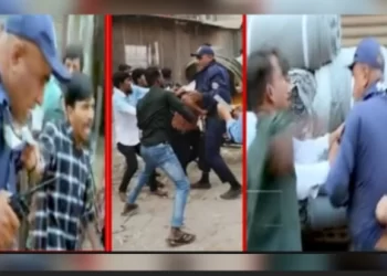 শহরের গলাচিপায় পুলিশের এস আই ও সোর্সকে গণপিটুনি
