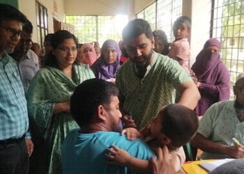শেরপুরের শ্রীবরদীতে হাম-রুবেলা ক্যাম্পেইন উদ্বোধন