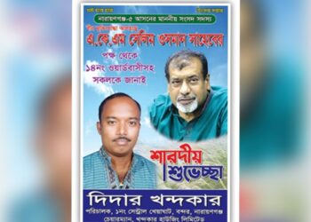 ফ্যাসিস্টদের দোসর। টাকলা দিদারের কাউন্সিলর হওয়ার খায়েশ