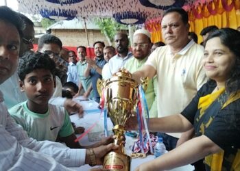 শেরপুরের শ্রীবরদীতে প্রাথমিক বিদ্যালয় গোল্ডকাপ ফুটবল টুর্নামেন্টের ফাইনাল খেলা অনুষ্ঠিত 