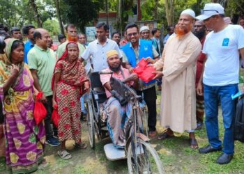 আমতলীতে ইসলামিক রিলিফ বাংলাদেশের কুরবানির মাংস বিতরণ