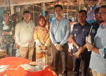 সোনারগাঁয়ে নিষিদ্ধ পিরানহা মাছ জব্দ, ব্যবসায়ীকে জরিমানা