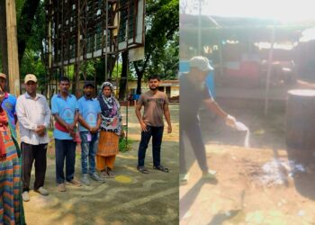 সোনারগাঁয়ে কোরবানির পশুর বর্জ্য অপসারণে মাঠে নামলেন এসিল্যান্ড