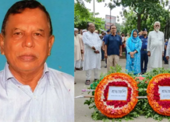 রাষ্ট্রীয় মর্যাদায় বীর মুক্তিযোদ্ধা মোশারফ খানের দাফন সম্পন্ন