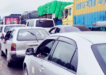 ঢাকা-সিলেট মহাসড়কের রুপগঞ্জে ৭ কিলোমিটার দীর্ঘ যানজট