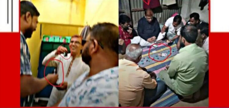 ফেন্সিডিল হাতে ও জুয়া খেলার ছবিতে ভাইরাল আরিফ মন্ডল!