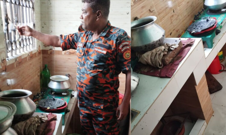 বন্দরে গ্যাস বিস্ফোরণে একই পরিবারের চারজন সহ ৫ দগ্ধ