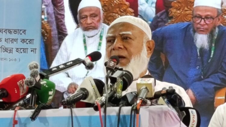 চাদাঁবাজরা ভালো থাকতে দিচ্ছে না -জামায়াত আমির