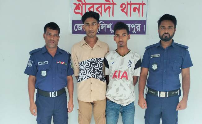 শেরপুরের শ্রীবরদীতে ইয়াবাসহ আটক ২