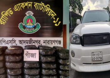 বন্দরে ১৪০ কেজি গাঁজাসহ বিলাসবহুল গাড়ি জব্দ