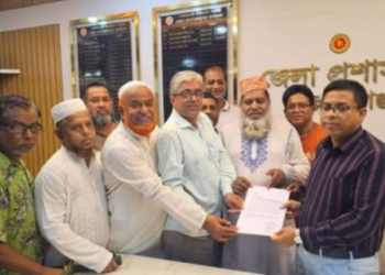 গোগনগরকে সিটি কর্পোরেশনে অন্তর্ভুক্তির দাবিতে স্মারকলিপি