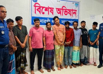 সোনারগাঁয়ে শপিং মলে চুরির ঘটনায় চোর চক্রের ৯ সদস্য গ্রেফতার