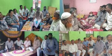 অসুস্থ সাবেক যুবদল নেতাকর্মী ও পরিবারের শয্যা পাশে খোরশেদ
