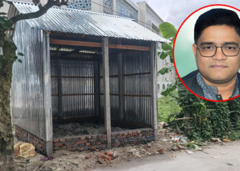 বন্দরে সরকারি জায়গা দখল করে যুবদল নেতার বিরুদ্ধে দোকান নির্মাণের অভিযোগ