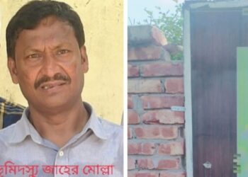 সোনারগাঁয়ে মসজিদের দেয়াল ভেঙ্গে ফেললো ভূমিদস্যু জাহের মোল্লা গং
