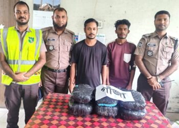 সোনারগাঁয়ে চেকপোস্টে অভিযান, ৯ কেজি গাঁজাসহ গ্রেপ্তার-২