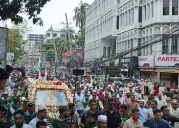 নারায়ণগঞ্জে ঈদে মিলাদুন্নবী উপলক্ষে বর্ণাঢ্য জশনে জুলুস